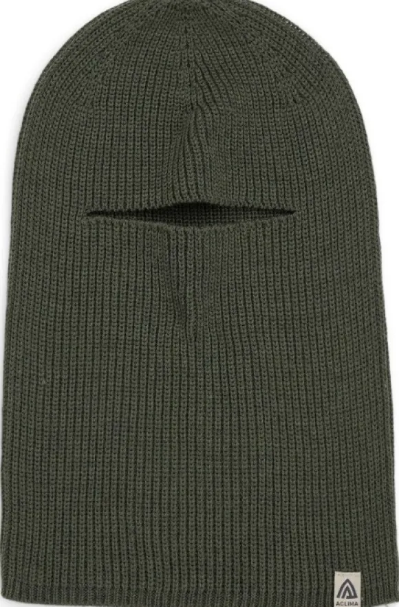 Aclima Balaclava/Hat balaclava/pipo, Olive Night