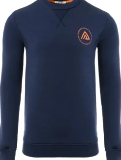 Aclima FleeceWool V2 Crewneck pitkähihainen paita, tummansininen