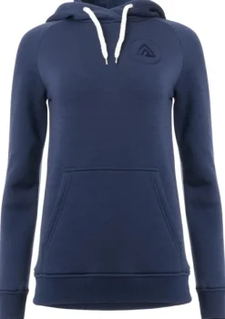Aclima FleeceWool V2 Hoodie naisten merinohuppari, tummansininen