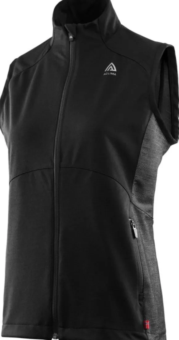 Aclima FlexWool Sports naisten liivi, musta