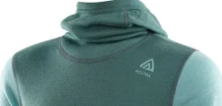 Aclima Kids WarmWool Hood Sweater lasten merinohuppari, North Atlantic/Reef Waters