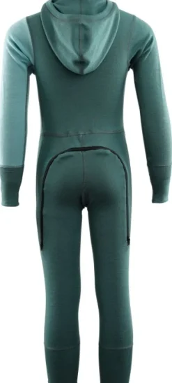 Aclima Kids WarmWool lasten merinohaalari, sinivihreä