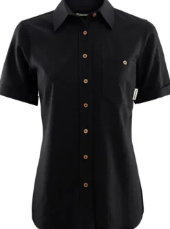 Aclima LeisureWool Short Sleeve naisten paita, musta