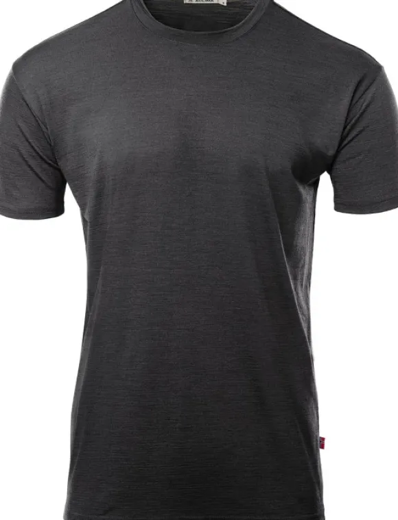 Aclima LightWool 180 Classic Tee t-paita, tummanharmaa