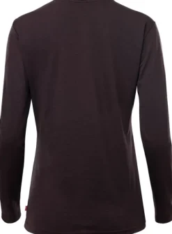 Aclima LightWool 180 Crewneck naisten pitkähihainen, viininpunainen
