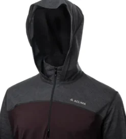 Aclima LightWool 180 Hoodie M's Chocolate Plum / Marengo