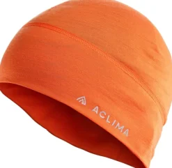 Aclima LightWool Beanie merinovillapipo, Orange Tiger