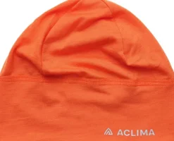 Aclima LightWool Beanie merinovillapipo, Orange Tiger