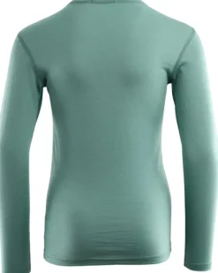 Aclima Lightwool Crewneck Junior merinopaita, Oil Blue