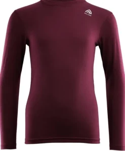 Aclima Lightwool Crewneck Junior merinopaita, Zinfandel