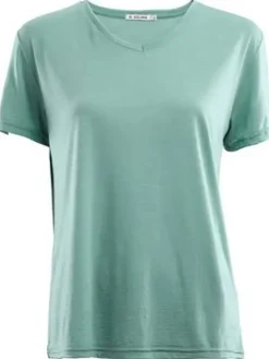 Aclima LightWool Loose Fit naisten t-paita, Oil Blue