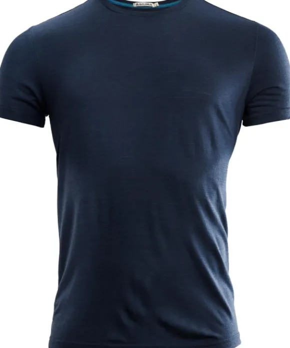 Aclima LightWool Merino -miesten t-paita (Navy Blazer)