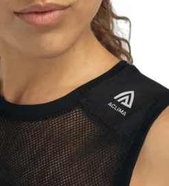 Aclima LightWool Sports Singlet W's Jet Black