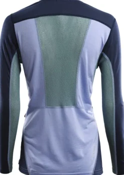 Aclima LightWool Sportshirt naisten merinovillainen kerrastopaita, monivärinen