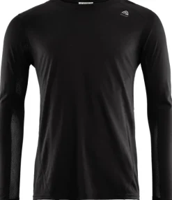 Aclima Lightwool Sportshirt merinovillainen paita, musta