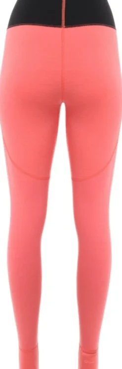 Aclima StreamWool Longs käännettävät naisten kerrastohousut, Spiced Coral