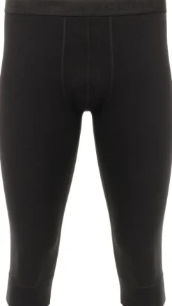 Aclima WarmWool 3/4 Longs -aluskerrastohousut, musta
