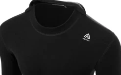 Aclima WarmWool Hoodsweater V2 merinohuppari, Jet Black