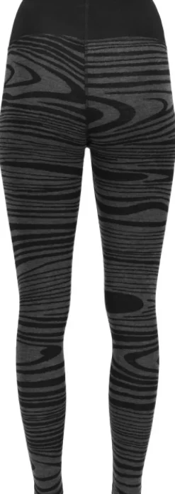 Aclima WarmWool Longs High Waist naisten kerrastohousut, Black Motion