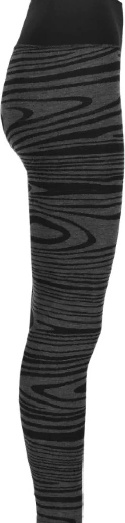 Aclima WarmWool Longs High Waist naisten kerrastohousut, Black Motion