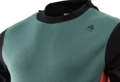 Aclima WarmWool merinohuppari, North Atlantic/Jet Black/Red Clay