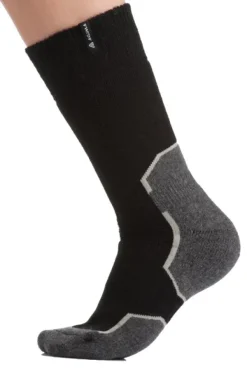 Aclima WarmWool -merinovillasukat, unisex, musta