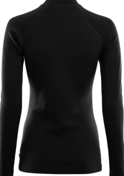 Aclima WarmWool Mockneck Woman Jet Black