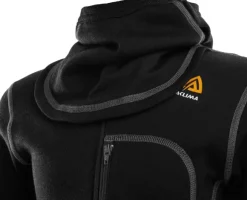 Aclima WarmWool Overall juniorin merinovillahaalari, musta