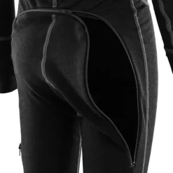 Aclima WarmWool Overall juniorin merinovillahaalari, musta