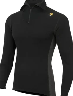 Aclima Warmwool Polo merinopaita, musta