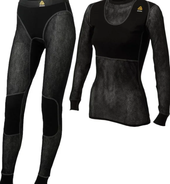 Aclima WoolNet Crewneck naisten kerrastosetti