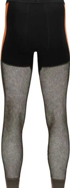 Aclima WoolNet Hybrid Longs kerrastohousut, Jet Black/Tarmac/Gold Flame