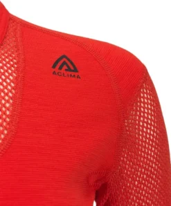 Aclima WoolNet Original Crewneck naisten kerrastopaita, Poinciana