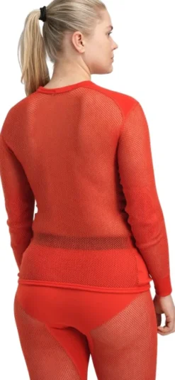 Aclima WoolNet Original Crewneck naisten kerrastopaita, Poinciana