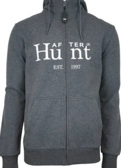 After Hunt Hoodie Zipper Basic Grey
