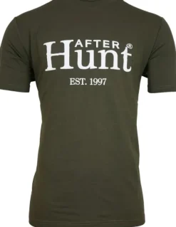 After Hunt Logo T-Shirt Basic Green