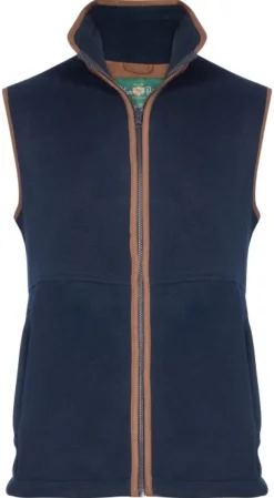 Alan Paine Aylsham Fleece Waistcoat fleeceliivi, Dark Navy