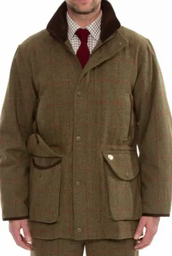Alan Paine Combrook Waterproof Tweed Shooting Field Coat metsästystakki, Sage