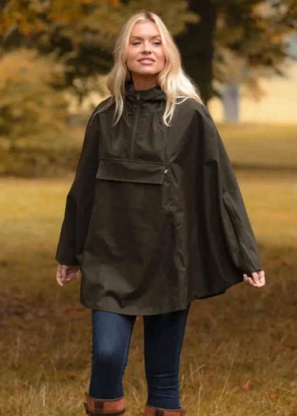 Alan Paine Fernley Cape naisten anorakki, unisex, Woodland