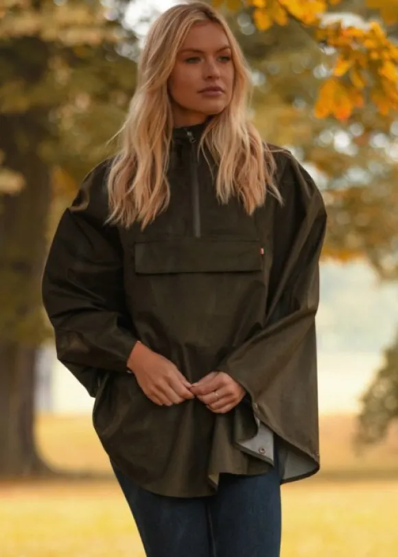 Alan Paine Fernley Cape naisten anorakki, unisex, Woodland