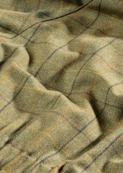 Alan Paine M's Rutland Tweed Waistcoat Dark Moss