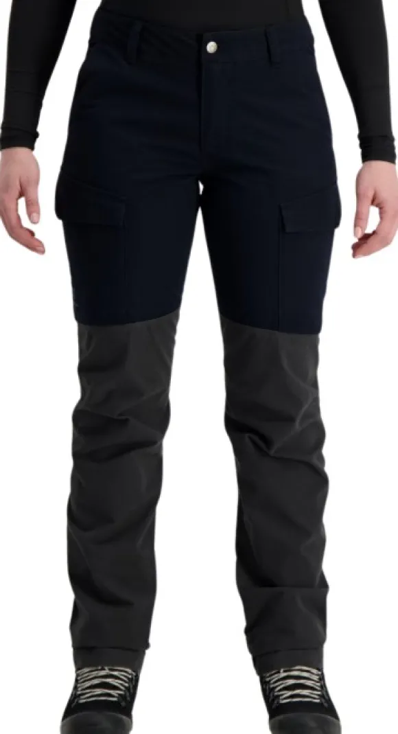 Alaska Comfort -naisten housut, musta/harmaa