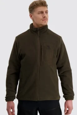 Alaska Dawson -miesten fleecetakki, Moss Brown