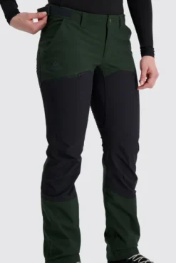 Alaska Freedom -naisten housut, vihreä/harmaa