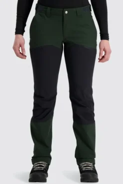 Alaska Freedom -naisten housut, vihreä/harmaa