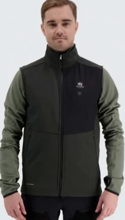 Alaska Heat System Vest lämpöliivi, vihreä/musta
