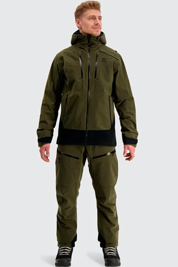 Alaska M's Apex Pro -takki, Forest Green/Black