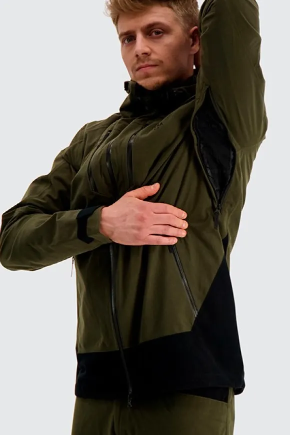 Alaska M's Apex Pro -takki, Forest Green/Black