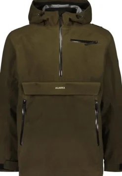 Alaska Performance anorakki, vihreäruskea