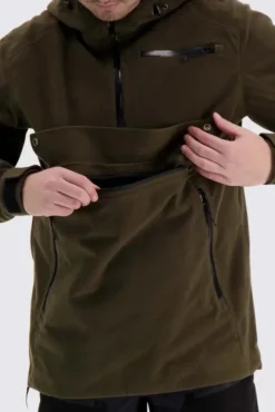 Alaska Performance anorakki, vihreäruskea